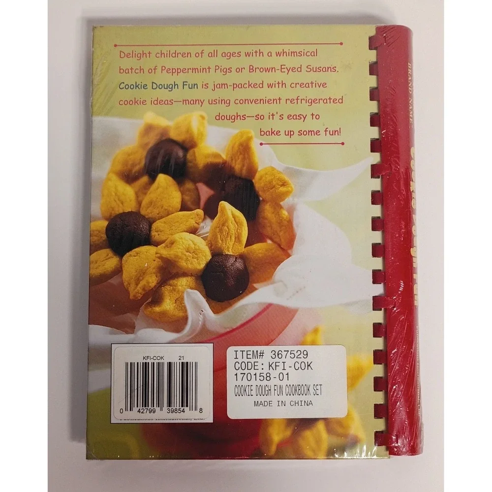 Cookie Dough Fun Recipe Cookbook - NEW - Refrigerator Dough Cookie Recipes